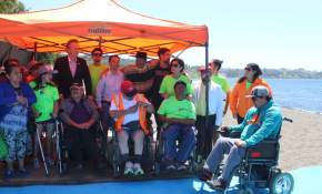 [VIDEO+FOTOS] Personas con discapacidad pueden disfrutar de inédita “playa inclusiva”