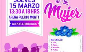 Con una jornada de reflexión y masivos talleres Puerto Montt conmemorará el Día de la Mujer