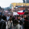 Marcha, disturbios y represión en Puerto Montt